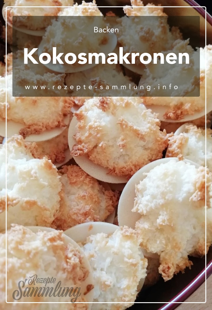 Kokosmakronen - Rezepte Sammlung