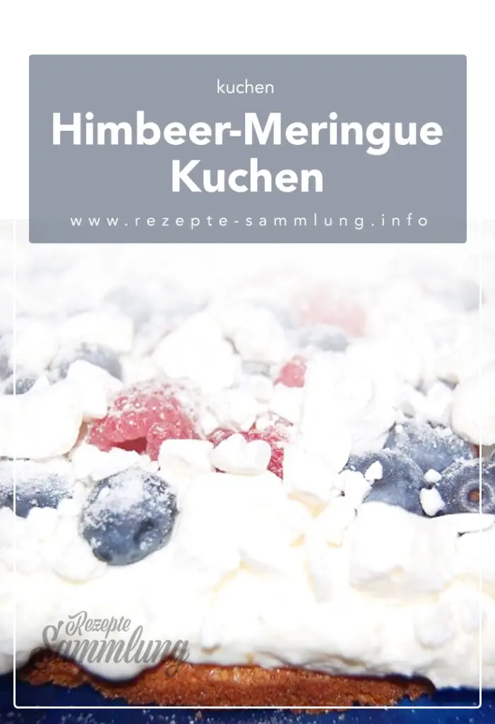 Himbeer-Meringue-Kuchen