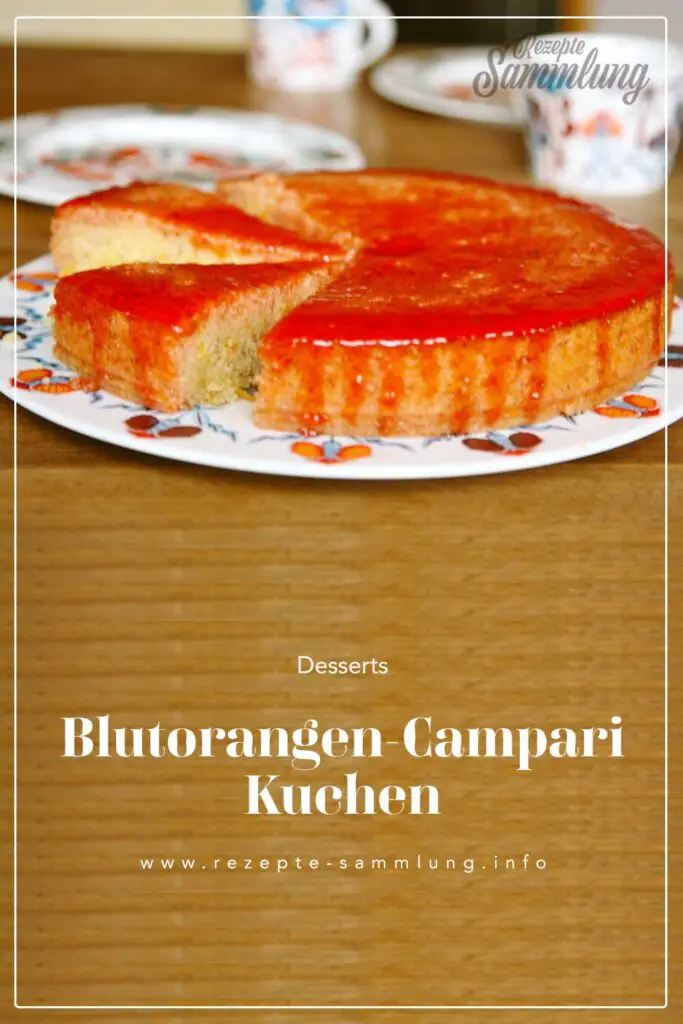 Blutorangen-Campari-Kuchen