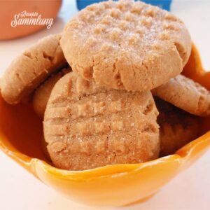 peanut butter cookies aus 3 zutaten