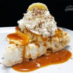 bananen karamell pavlova