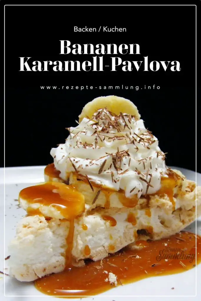 Bananen-Karamell-Pavlova
