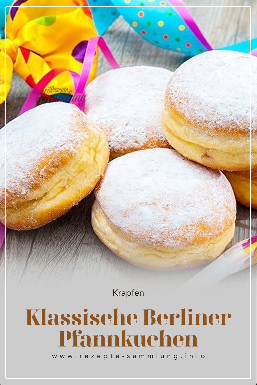 Klassische Berliner Pfannkuchen - Berliner wie vom Bäcker mit einfachem ...