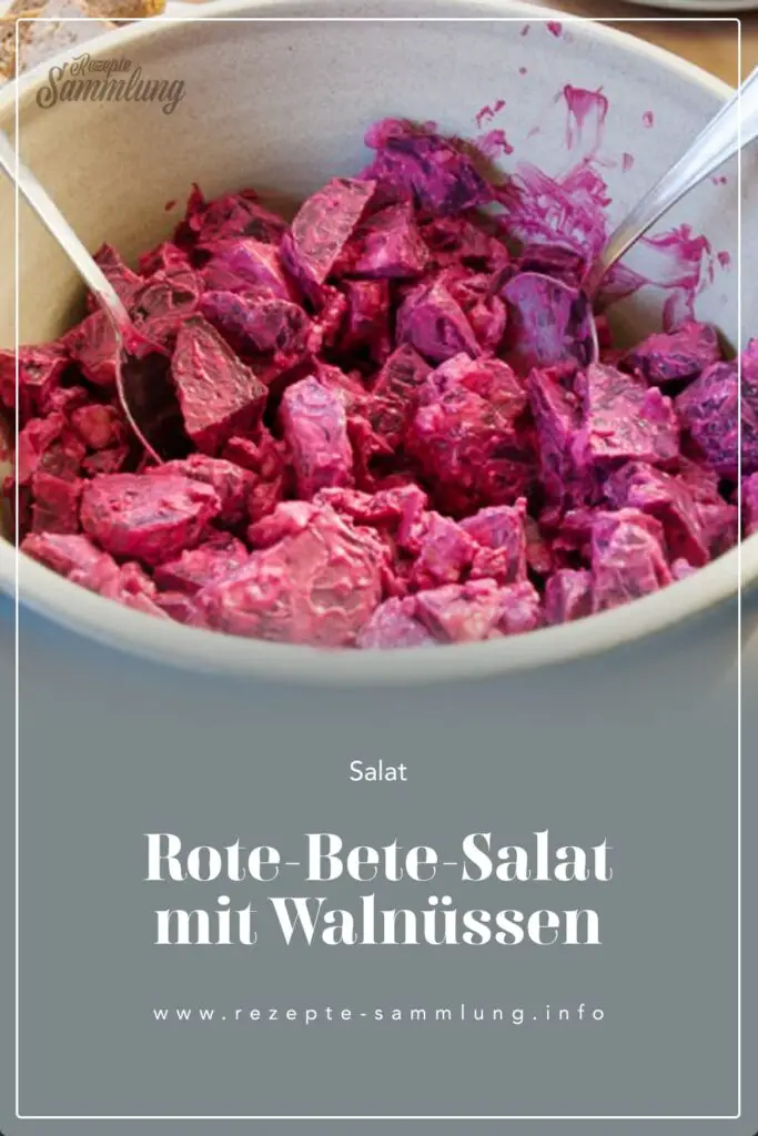 Rote-Bete-Salat mit Walnüssen 