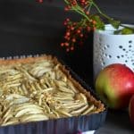 apfelkuchen mit haselnussguss
