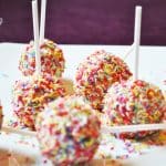 schokokuchen lollies mit bunter