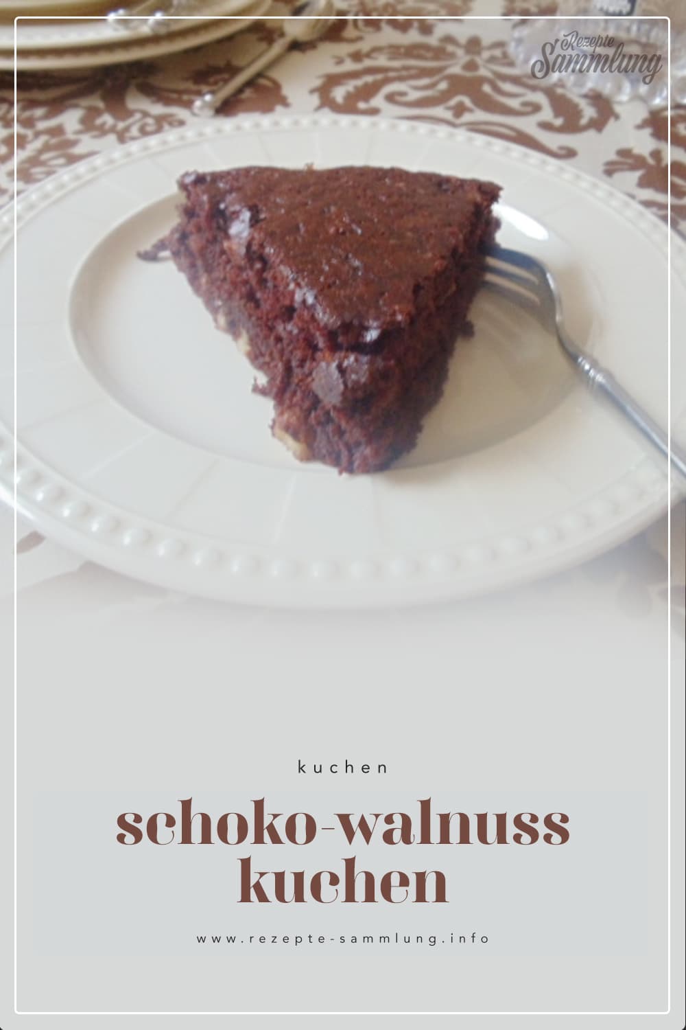 Schoko-walnuss-kuchen (ohne milch und eier) - Rezepte Sammlung