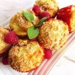 himbeermuffins mit wei er schokolade