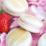 strawberry cheesecake macarons italienische meringue 1