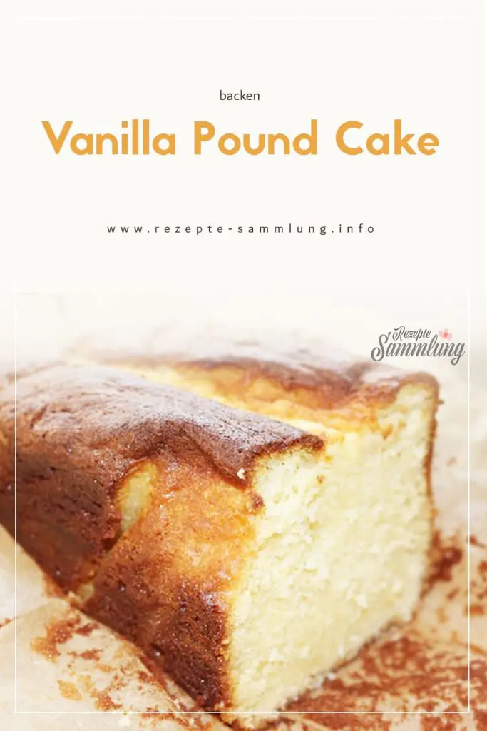 Vanilla Pound Cake
