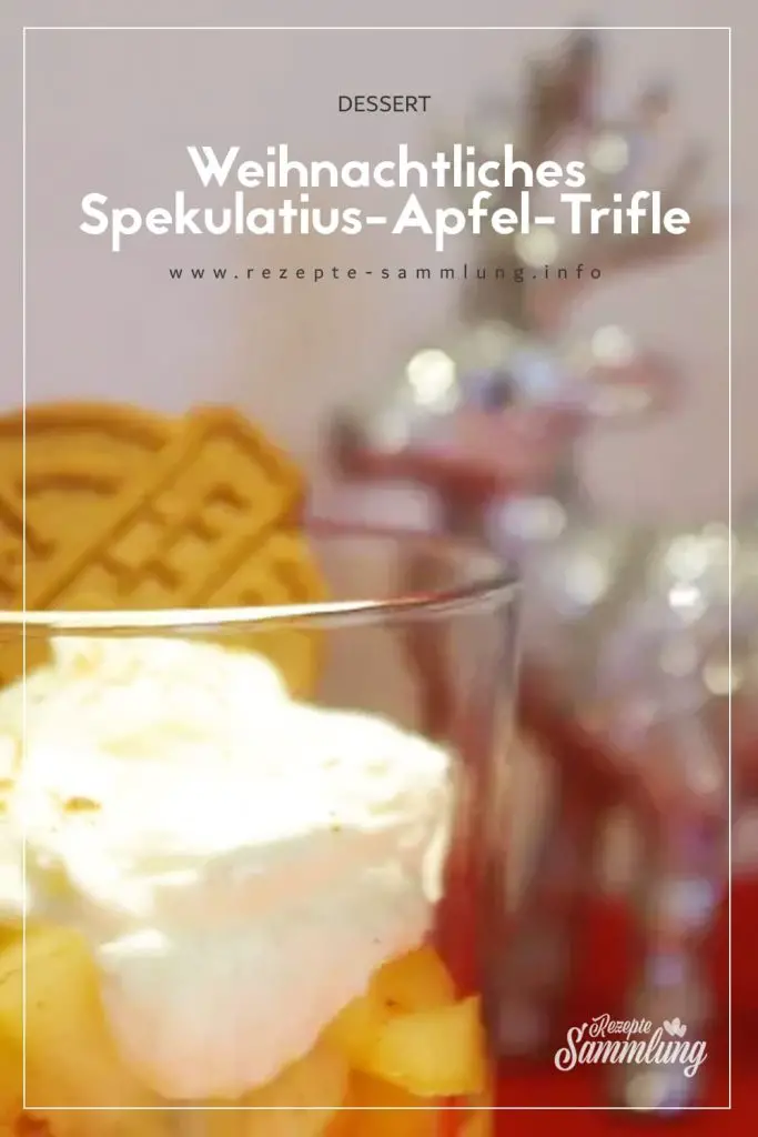 Weihnachtliches Spekulatius-Apfel-Trifle