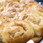 Zimt Mandel Hefeschneckenkuchen 1