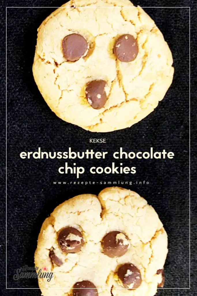 erdnussbutter chocolate chip cookies
