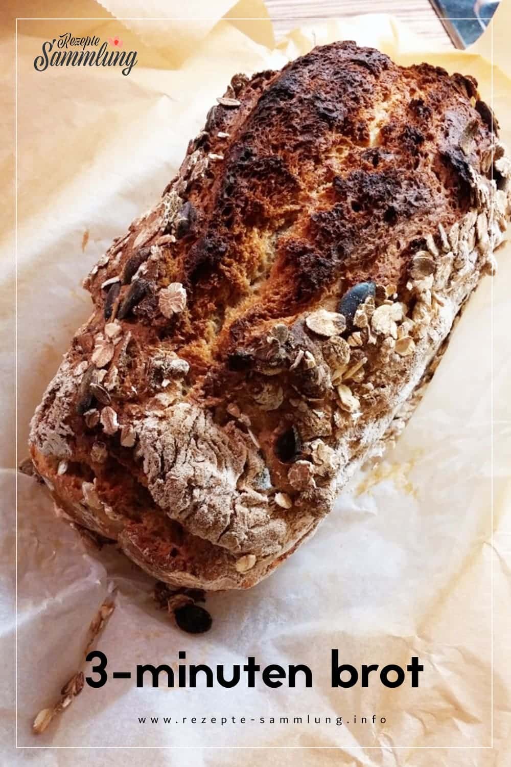 3-Minuten Brot - Rezepte Sammlung
