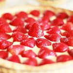 Einfache Erdbeertarte