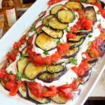 aubgerinen mit tomatensugo creme fraiche