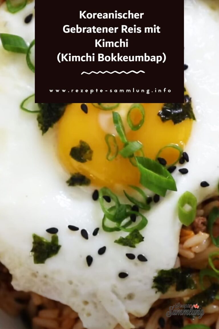 Koreanischer Gebratener Reis mit Kimchi (Kimchi Bokkeumbap) - Rezepte ...