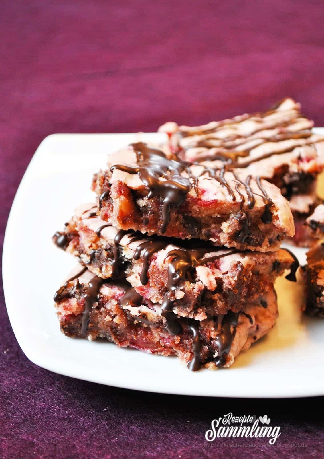 Kuchen-Cookies mit Schokolade &amp; Kirschen - Rezepte Sammlung
